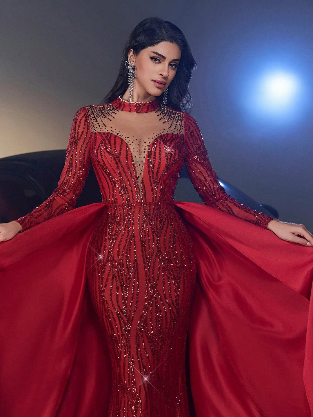 Rochie de ocazie SHEIN, roșu