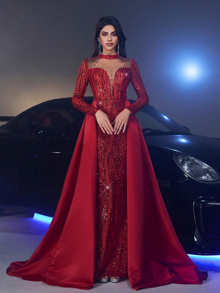 Rochie de ocazie SHEIN, roșu