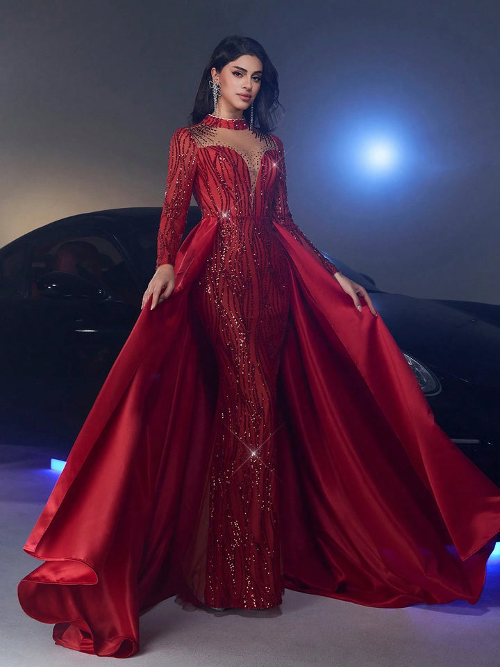 Rochie de ocazie SHEIN, roșu