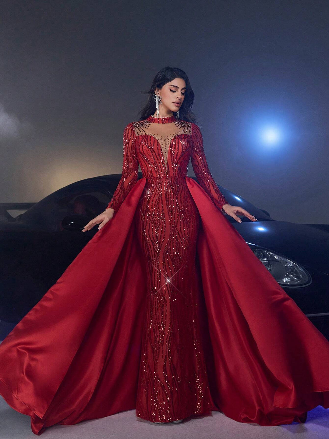Rochie de ocazie SHEIN, roșu