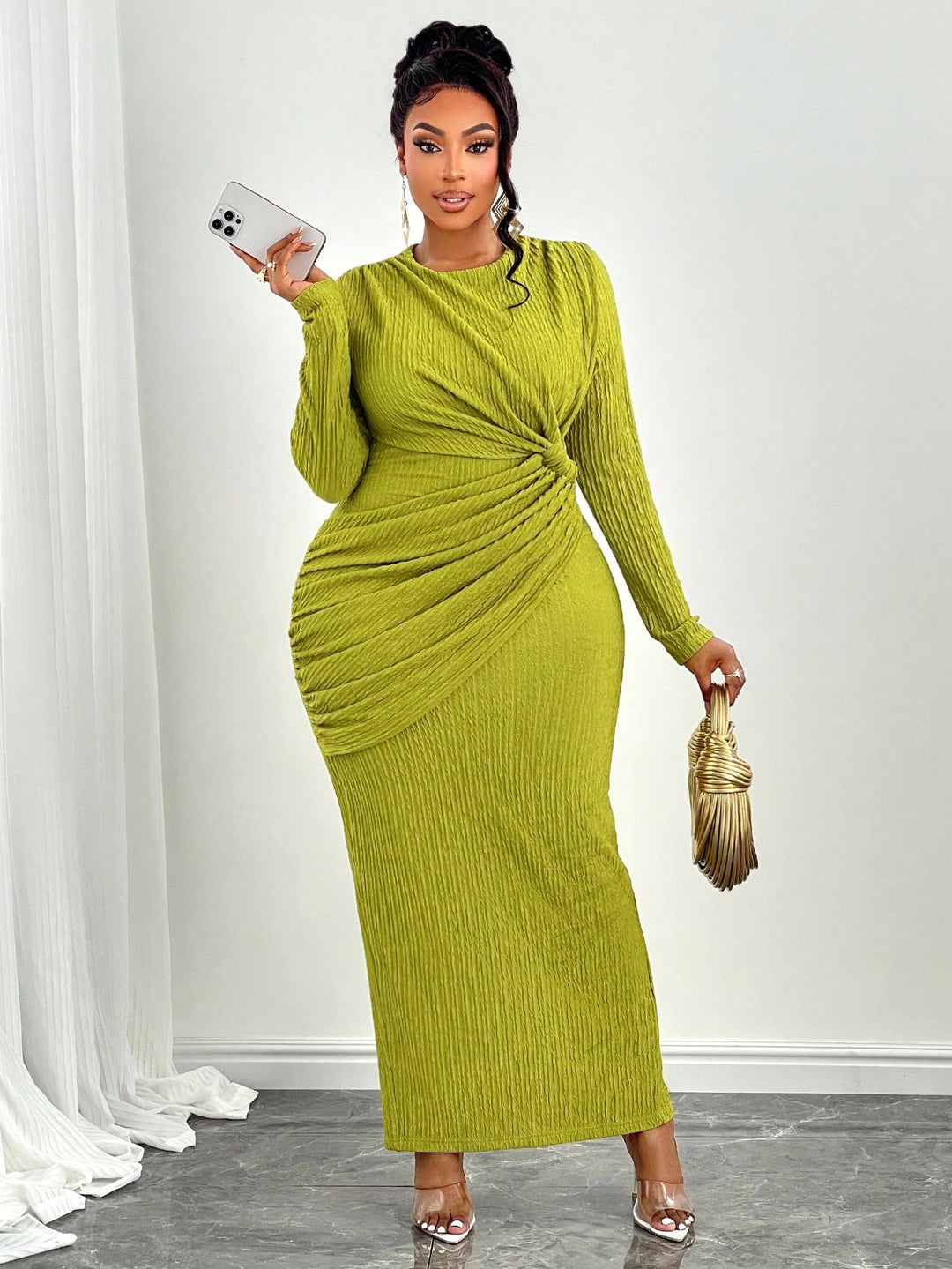 Rochie SHEIN, verde