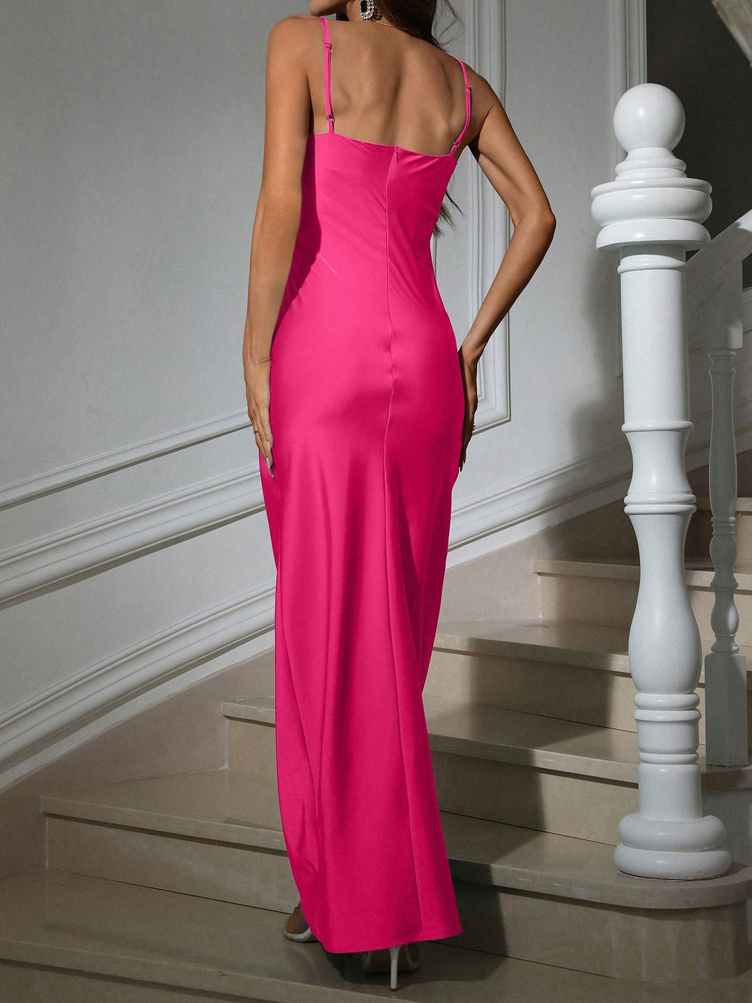 Rochie maxi SHEIN, roz