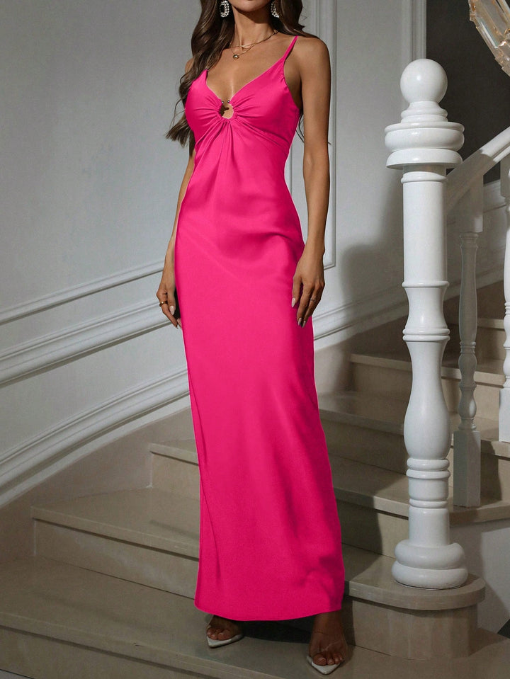Rochie maxi SHEIN, roz