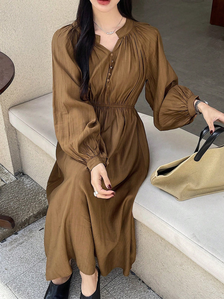 Rochie maxi SHEIN, maro
