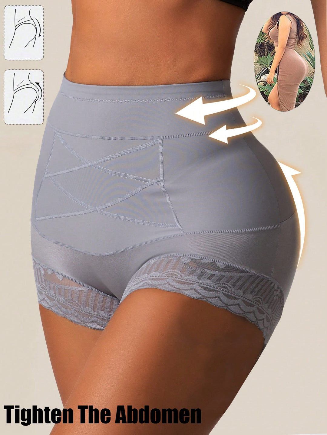 Lenjerie modelatoare SHEIN, gri