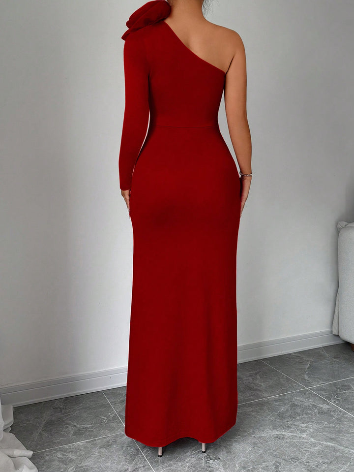 Rochie maxi SHEIN, vișiniu