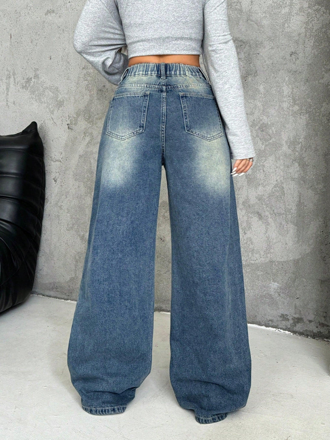 Jeans SHEIN, albastru