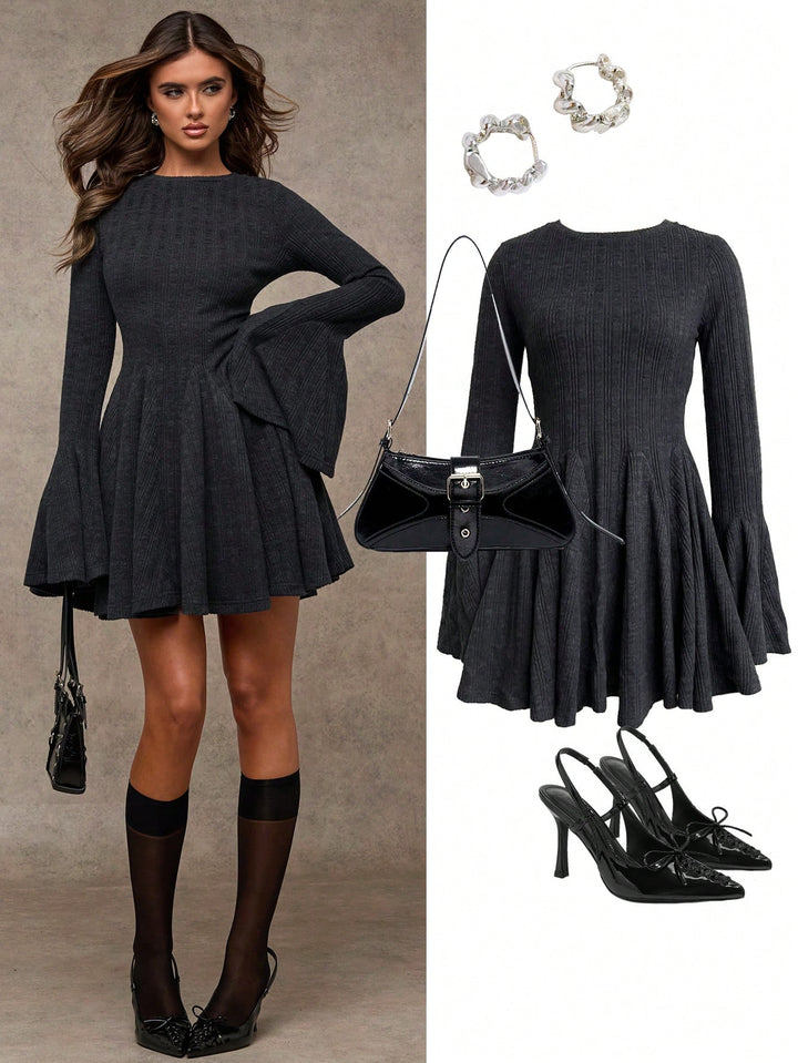 Rochie mini SHEIN, gri