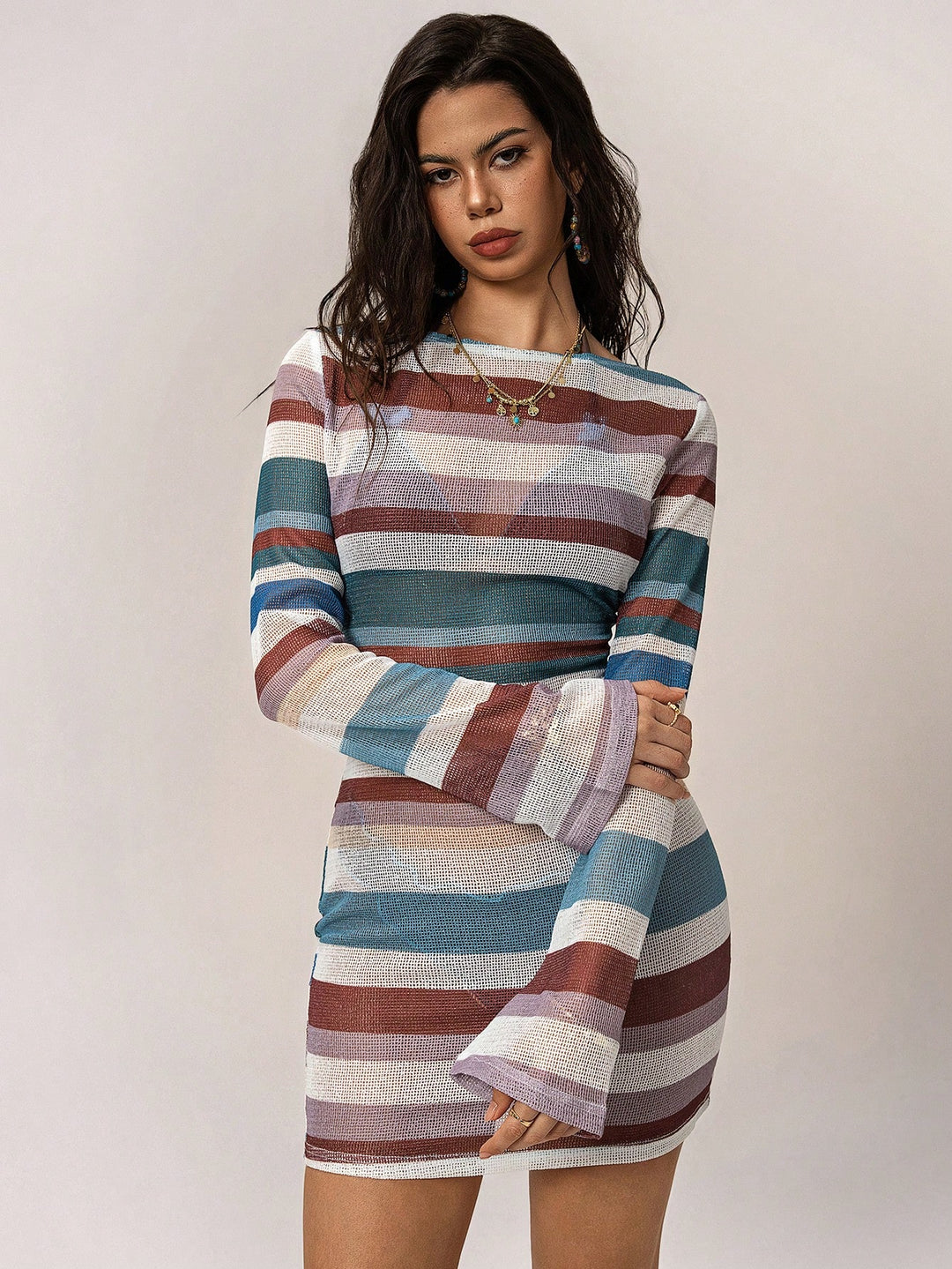 Rochie scurtă SHEIN, mix culori