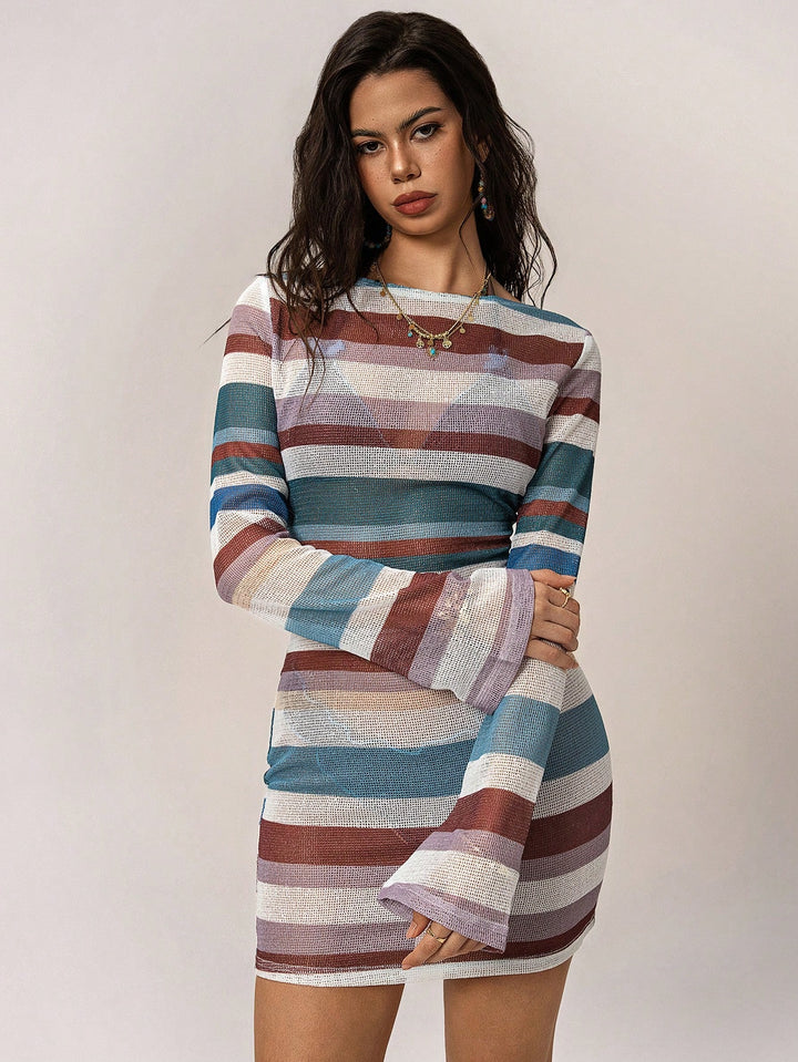 Rochie scurtă SHEIN, mix culori