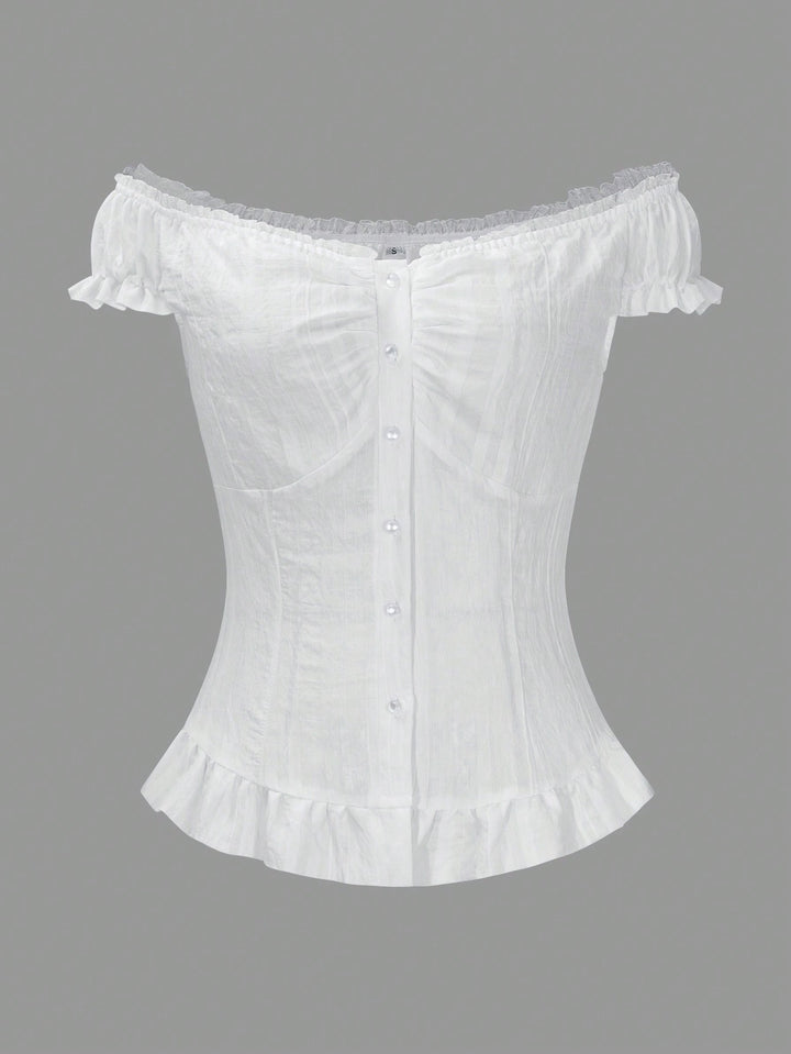Top SHEIN, alb