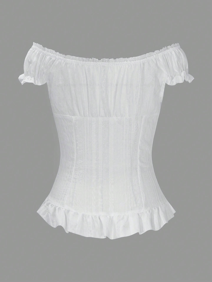 Top SHEIN, alb