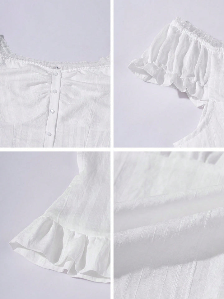 Top SHEIN, alb