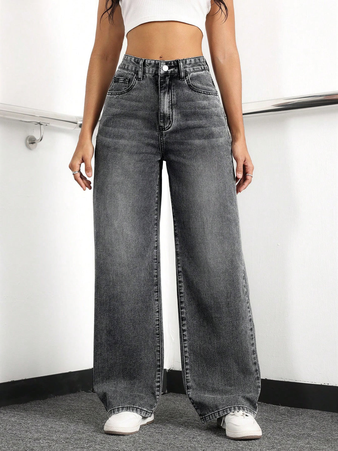 Jeans SHEIN, gri