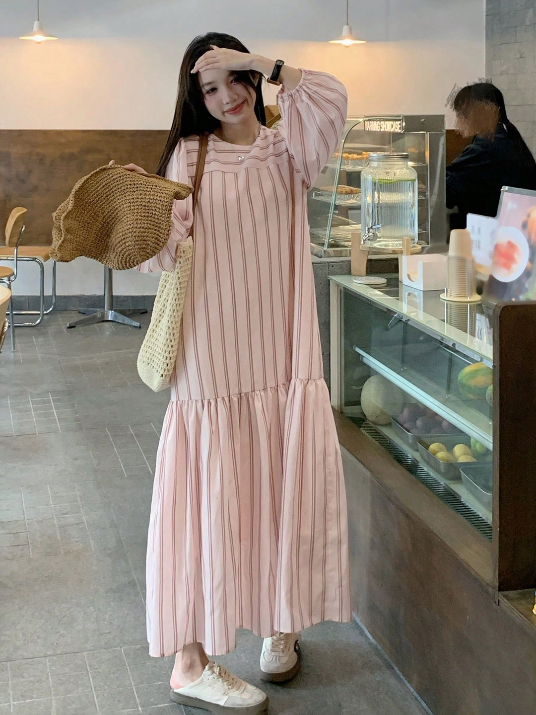 Rochie maxi SHEIN, roz