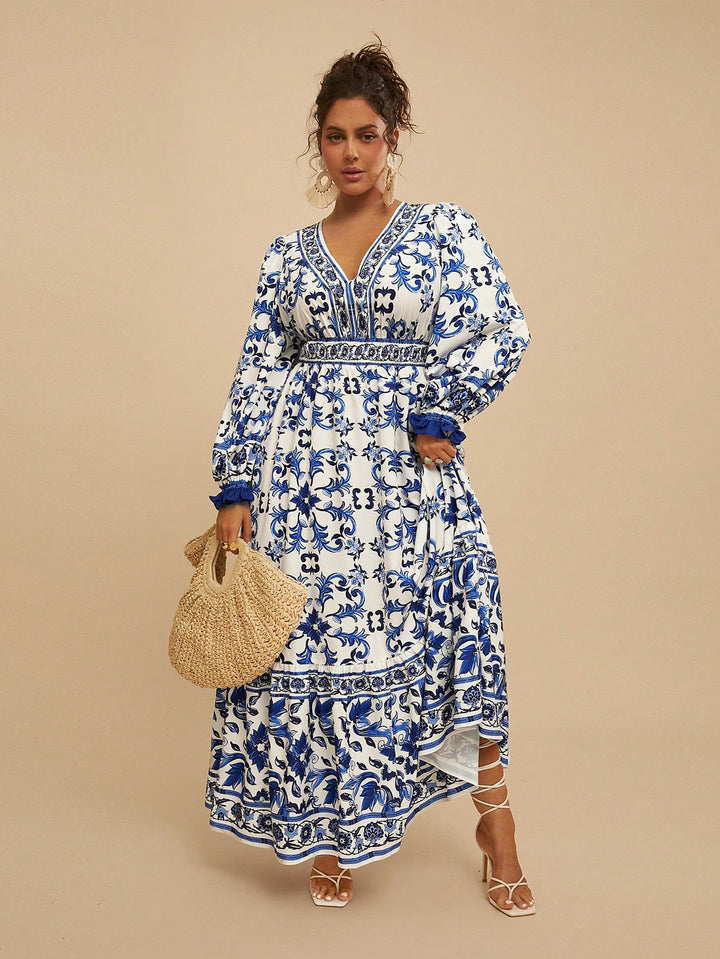 Rochie maxi SHEIN, mix culori
