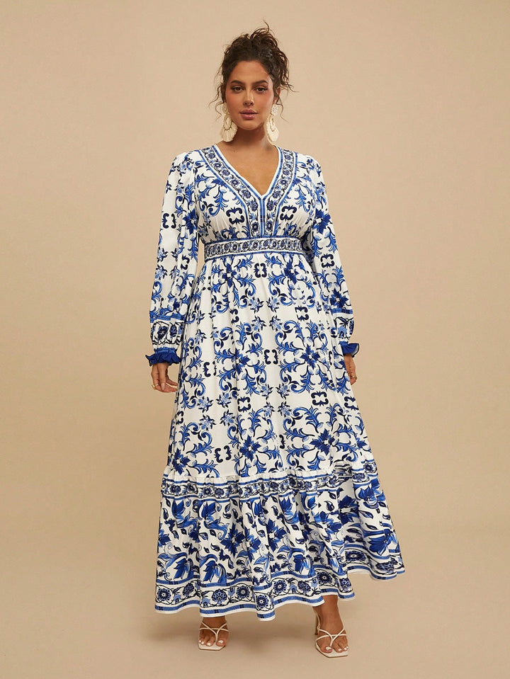 Rochie maxi SHEIN, mix culori