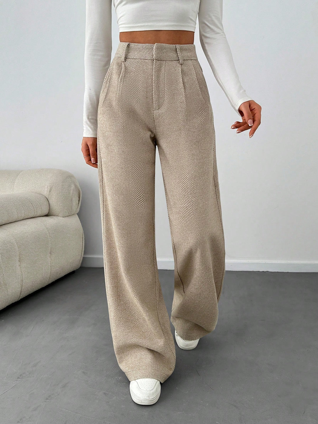 Pantaloni SHEIN, portocaliu