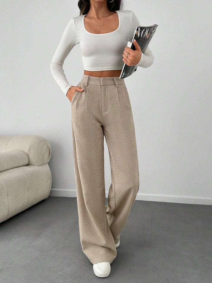 Pantaloni SHEIN, portocaliu