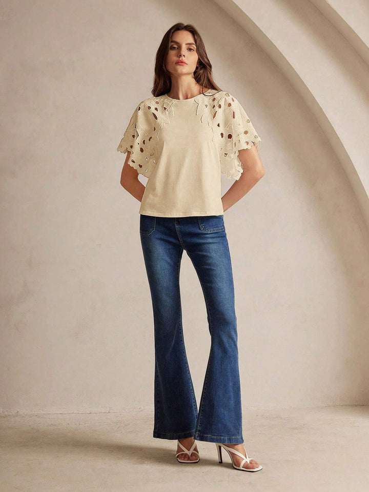 Tricou SHEIN, crem