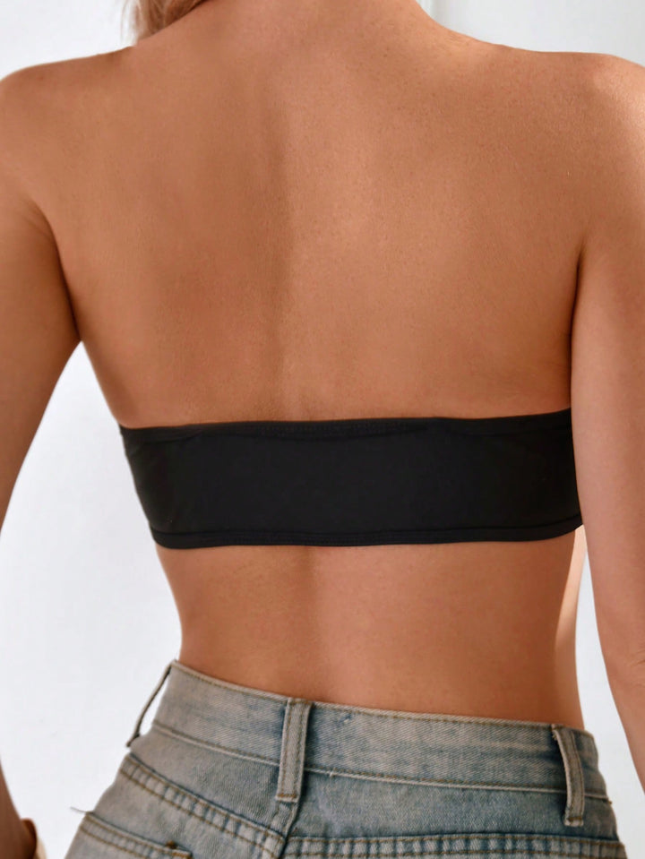 Sutien de baie SHEIN, negru