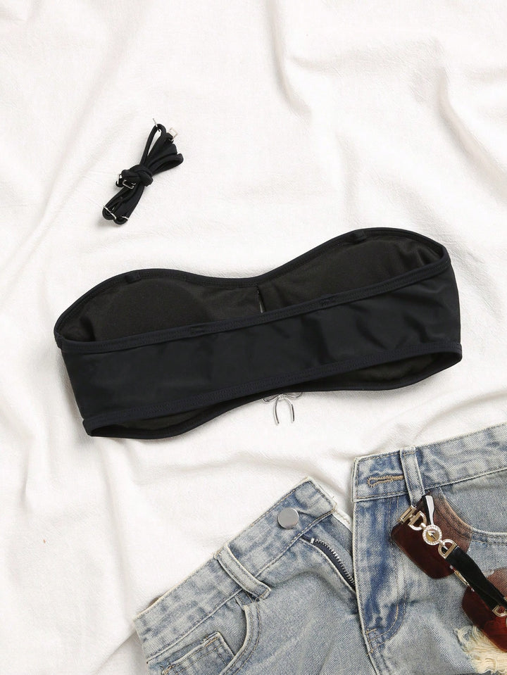 Sutien de baie SHEIN, negru