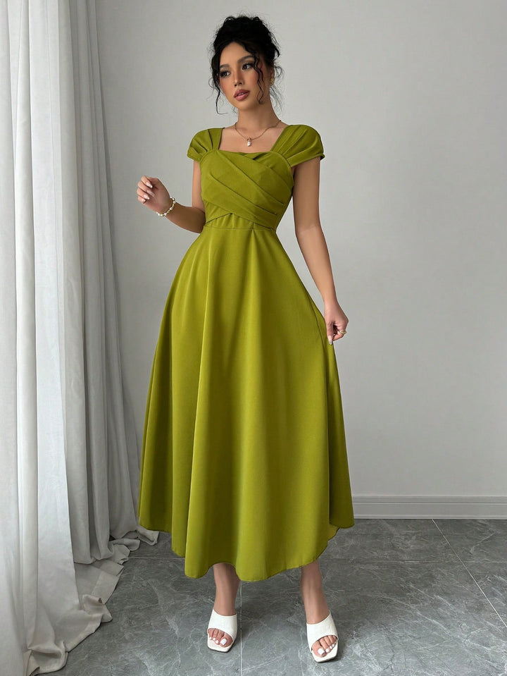 Rochie maxi SHEIN, verde