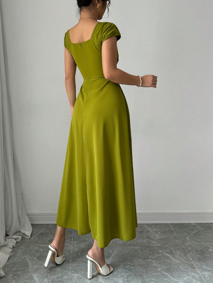 Rochie maxi SHEIN, verde