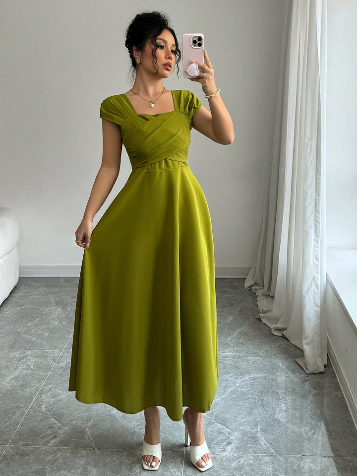 Rochie maxi SHEIN, verde