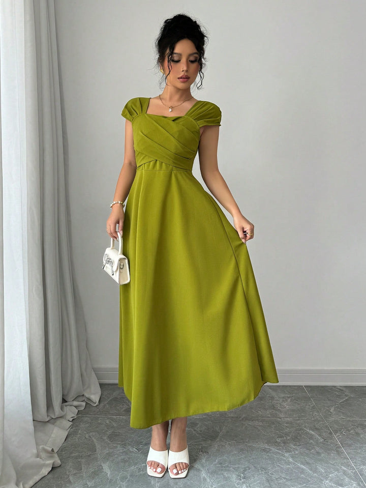 Rochie maxi SHEIN, verde