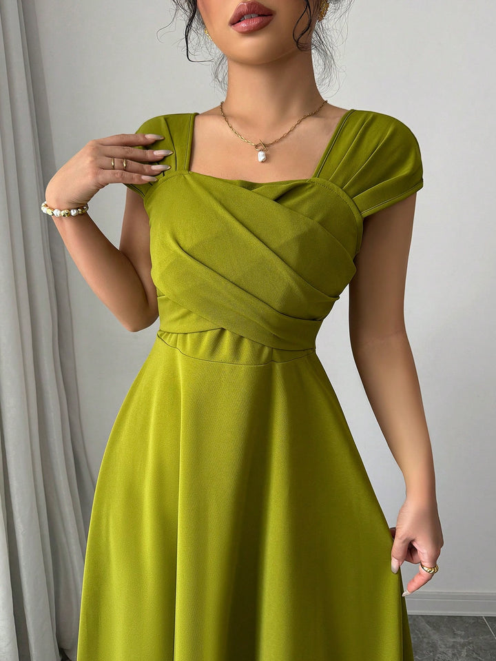 Rochie maxi SHEIN, verde
