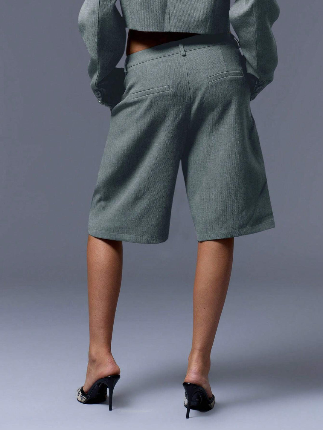 Pantaloni scurți SHEIN, albastru