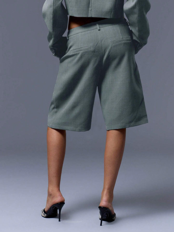 Pantaloni scurți SHEIN, albastru