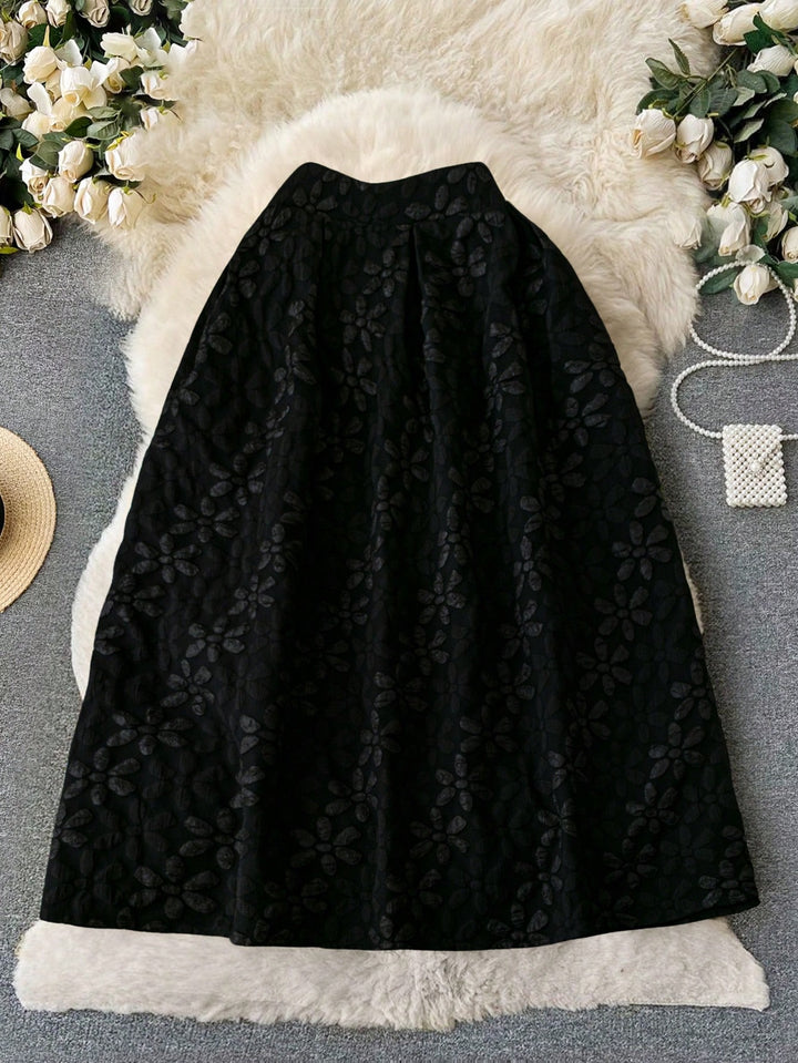 Fustă maxi SHEIN, negru