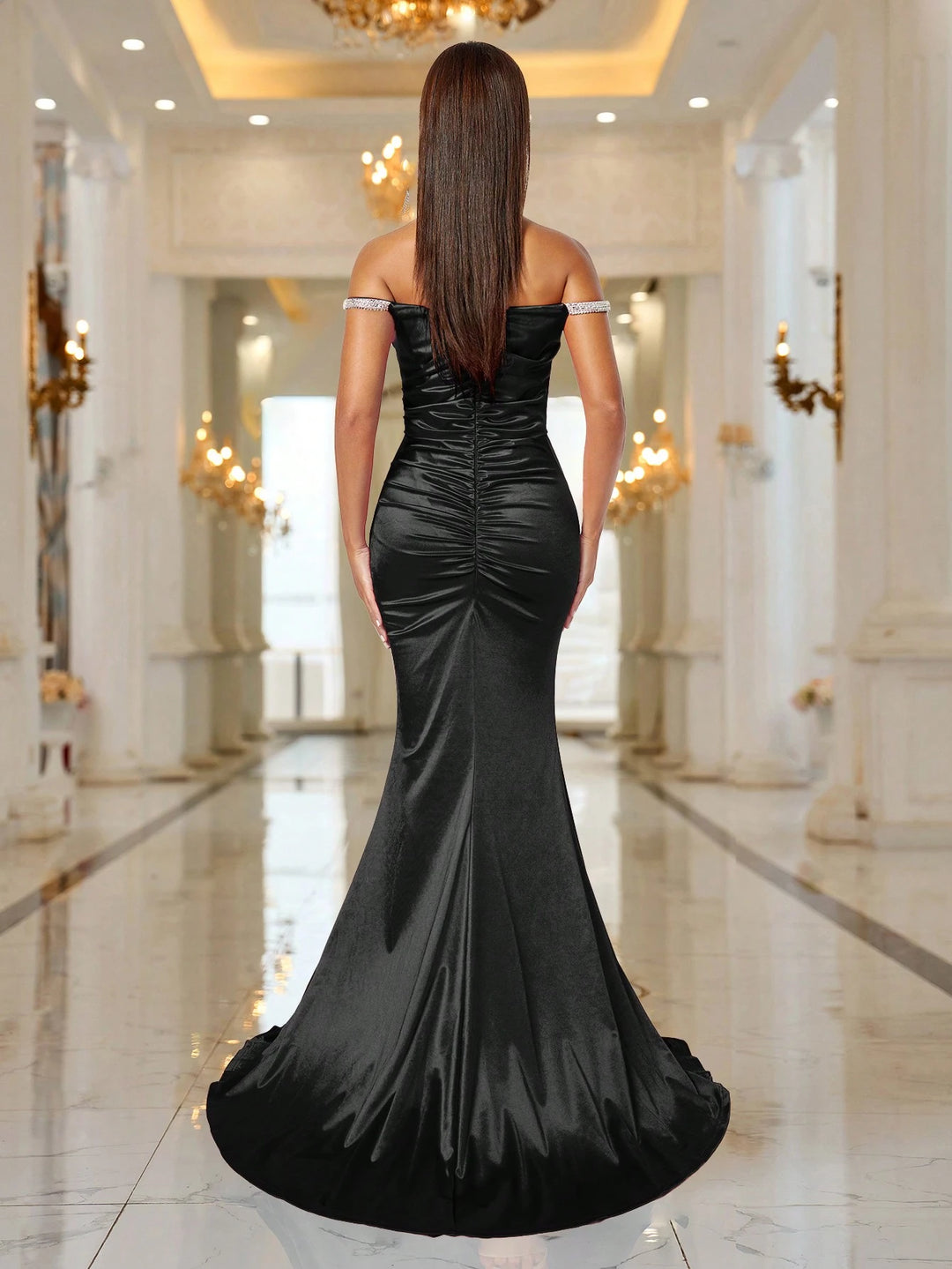 Rochie de ocazie SHEIN, negru