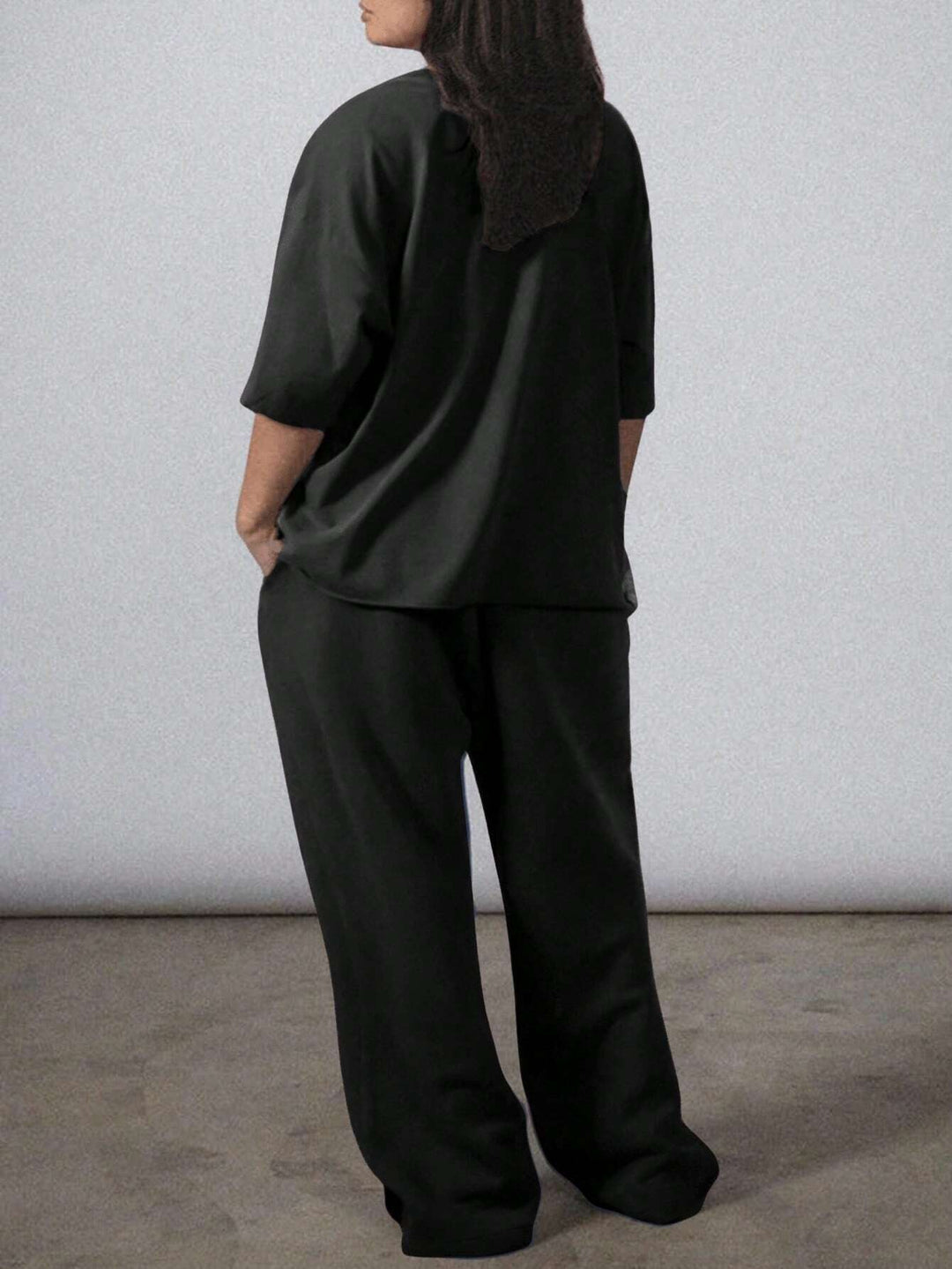 Shein Curve+ szett, fekete