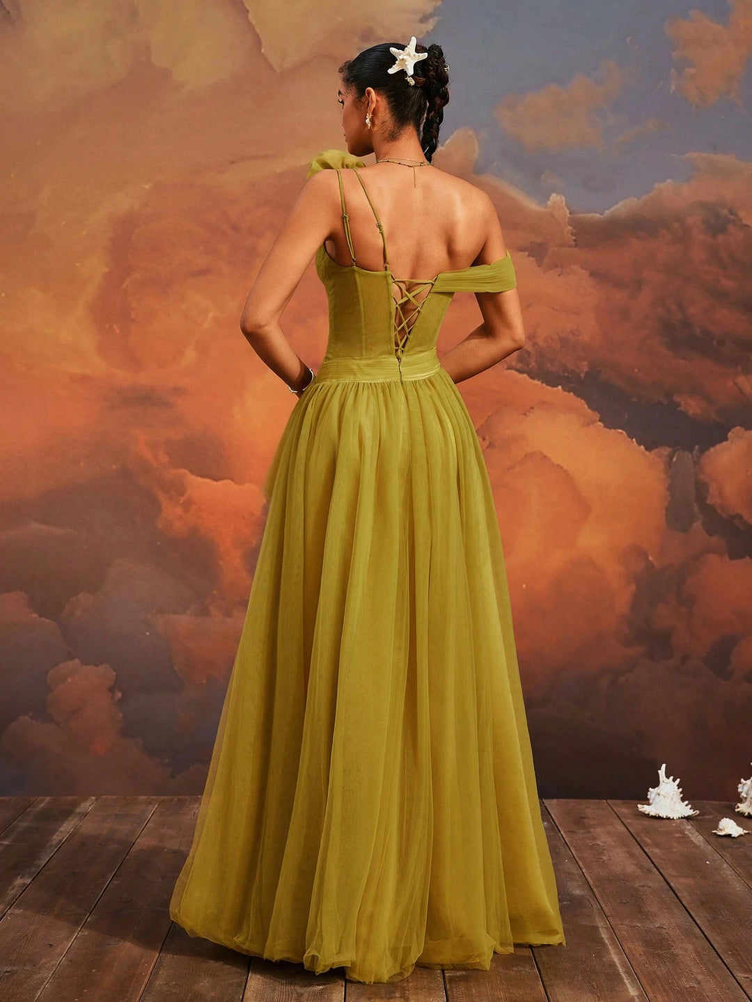 Rochie de ocazie SHEIN, verde