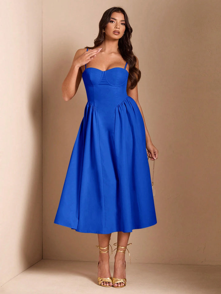 Rochie maxi SHEIN, albastru
