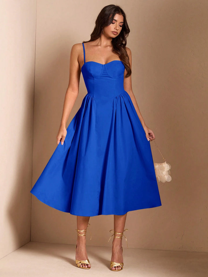 Rochie maxi SHEIN, albastru