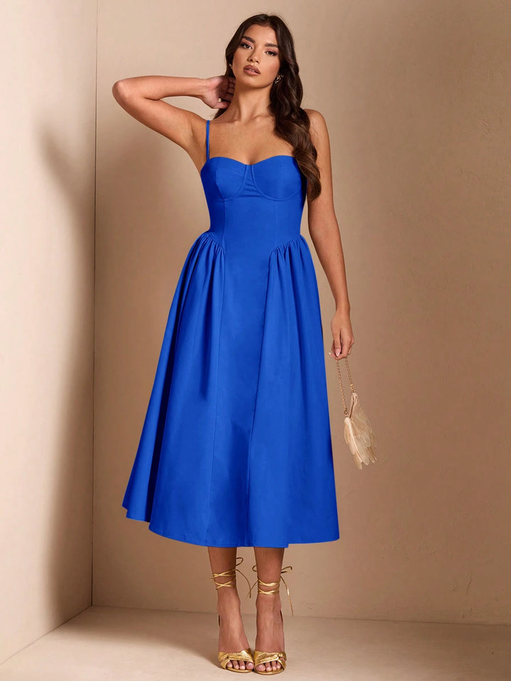 Rochie maxi SHEIN, albastru