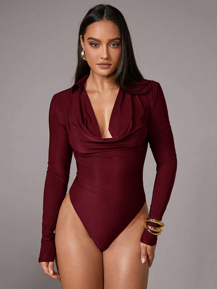 Body SHEIN, vișiniu