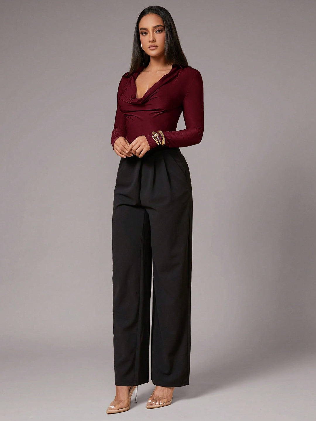 Body SHEIN, vișiniu