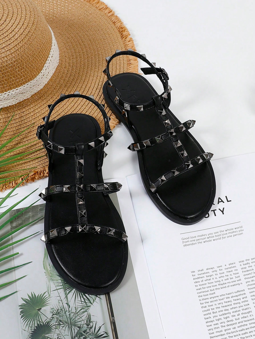 Sandale SHEIN, negru
