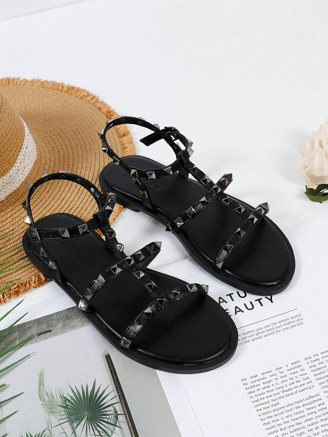 Sandale SHEIN, negru