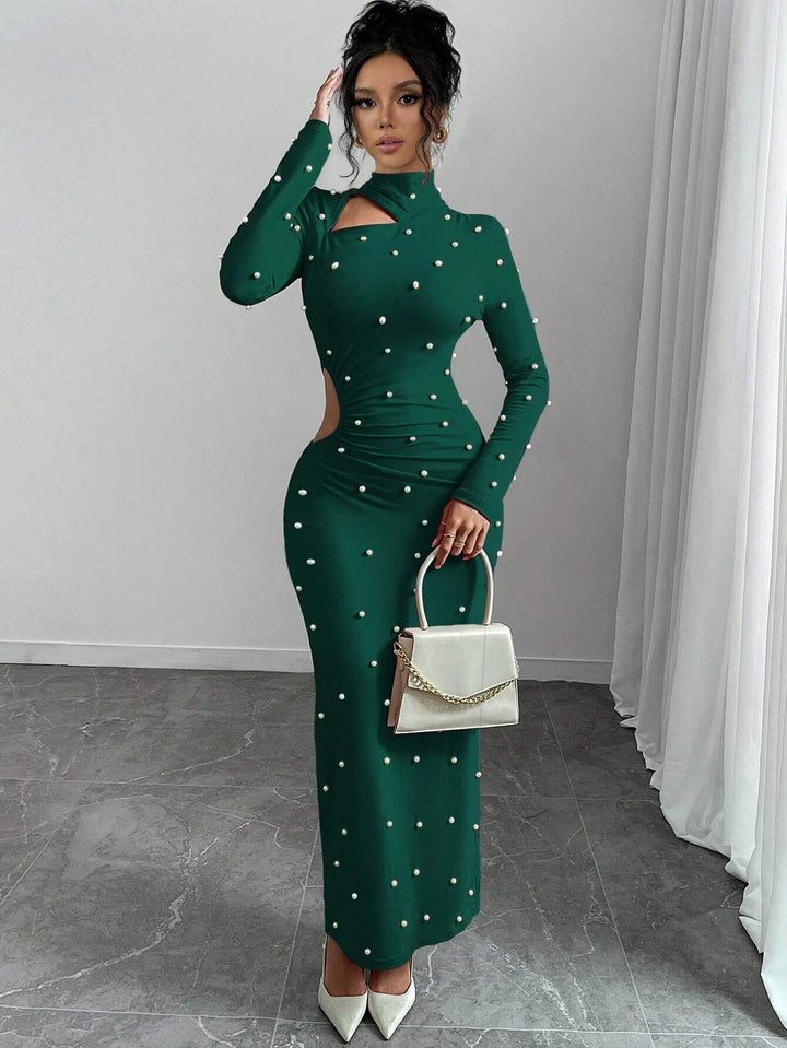 Rochie maxi SHEIN, verde