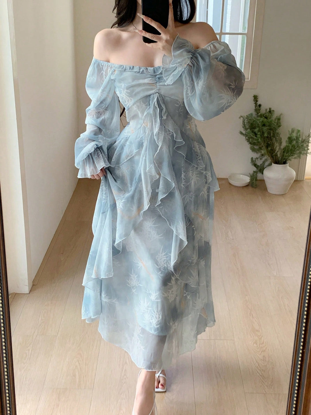 Rochie maxi SHEIN, albastru