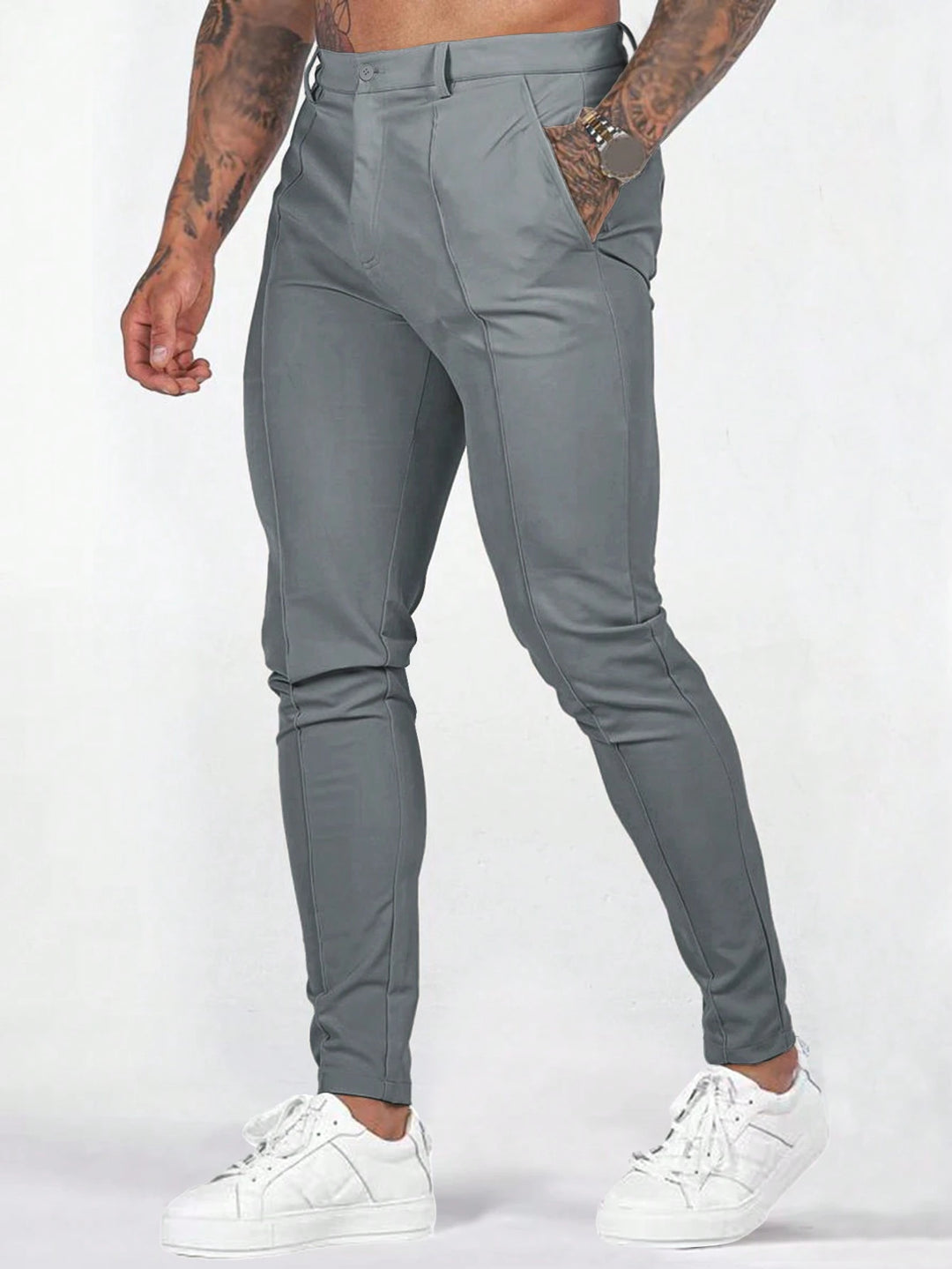 Pantaloni SHEIN, gri