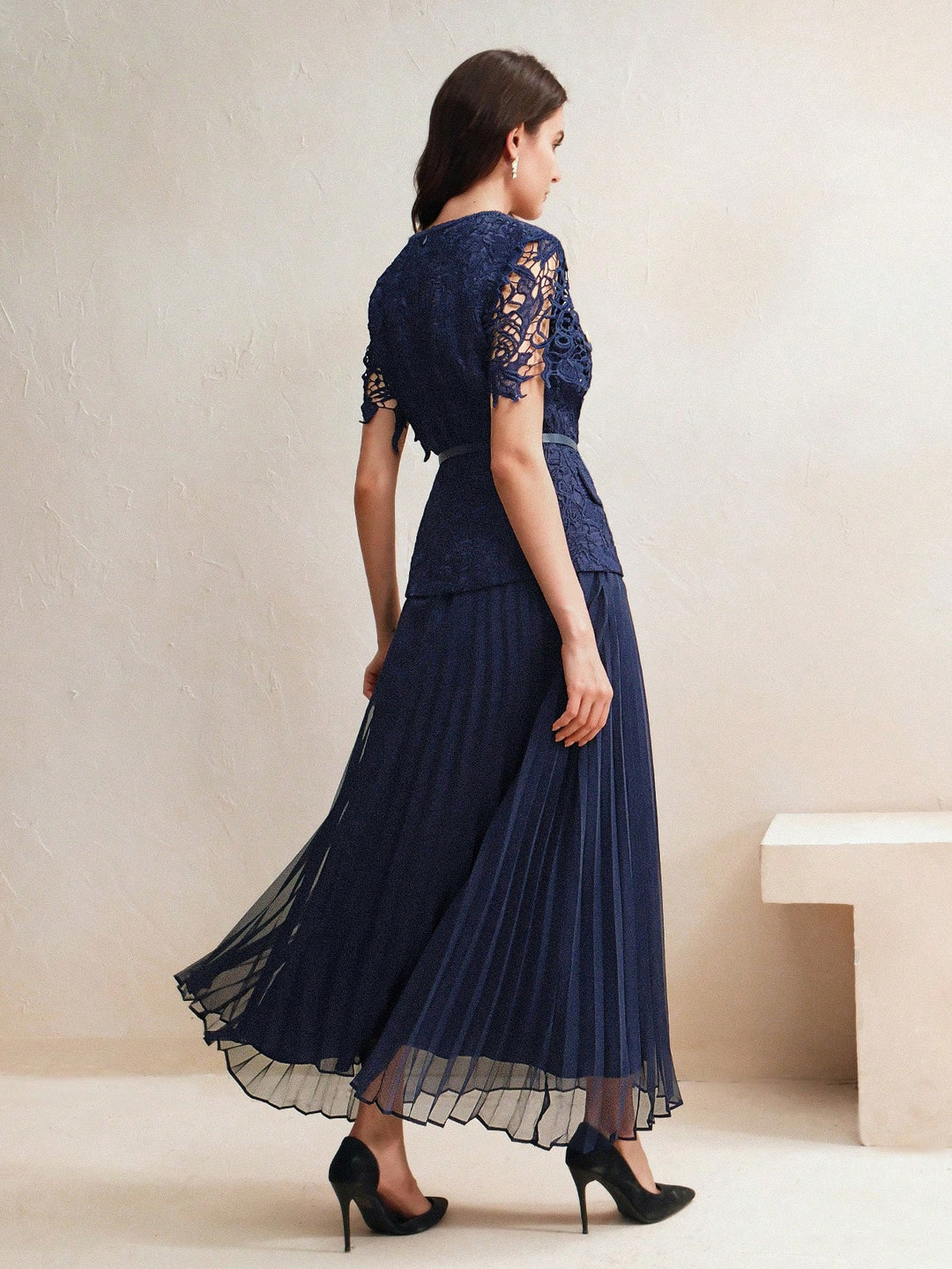 Rochie maxi SHEIN, albastru
