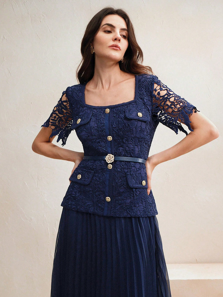 Rochie maxi SHEIN, albastru