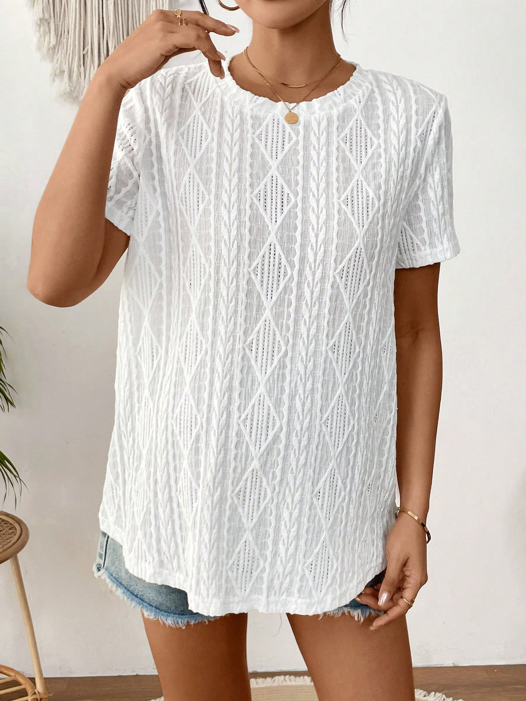 Tricou SHEIN, alb